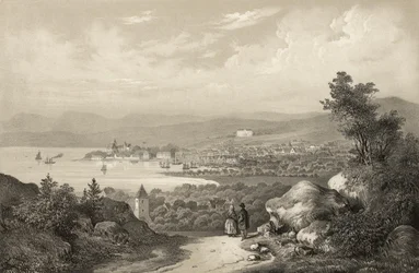 Illustration aus dem Buch Norwegen dargestellt in Zeichnungen von Asbjørnsen, P.Chr. und herausgegeben von Chr. Tønsberg (no, 1848)