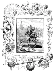 Illustration aus Francis Quarles Emblems, 1895