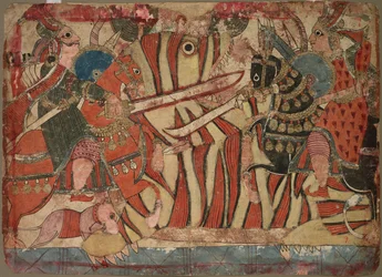 Illustration des Mahabharata, um 1800