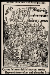 Illustration zum Buch Narrenschiff von Sebastian Brant, 1497