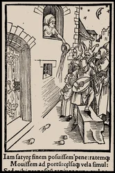Illustration zum Buch Narrenschiff von Sebastian Brant, 1497