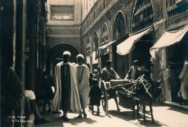 Im Basar, Tunis, Ägypten, 1936
