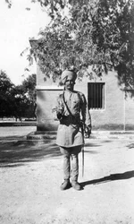 Indischer Lanzenreiter, Mathura, Indien, 1916-1917