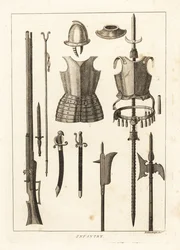Infanterierüstung und Waffen
