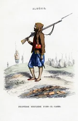 Infanterie von Abd-el-Kader, Algerien