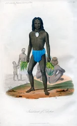 Einwohner von Tikopia, 1848