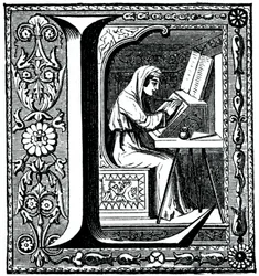 Initialbuchstabe L, 1870