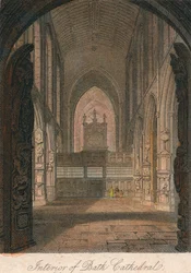 Innenraum der Bath-Kathedrale, 19. Jahrhundert
