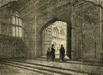 Innenraum der Henry VII. Kapelle, 1881