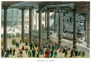 Innenraum von Sheba, Japan