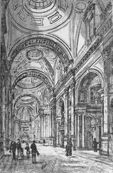 Innenraum des Oratoriums, 1890