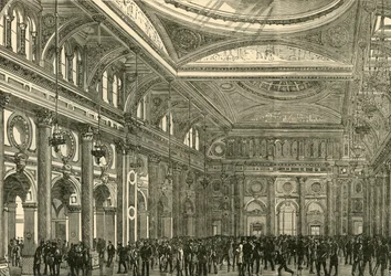 Innenansicht der Royal Exchange, 1898