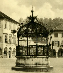 Eisenbrunnen, Bruck an der Mur, Steiermark, Österreich, c1935
