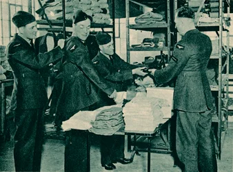 Ausgabe der Ausrüstung, 1940