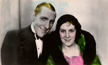 Jack Hulbert und seine Frau Cicely Courtneidge, englische Schauspieler