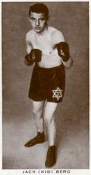 Jack Kid Berg, englischer Boxer, 1938