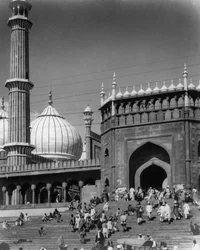 Jama Masjid, Delhi, Indien, spätes 19. oder frühes 20. Jahrhundert