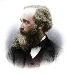 James Clerk Maxwell 1831-1879, schottischer theoretischer Physiker, 1882