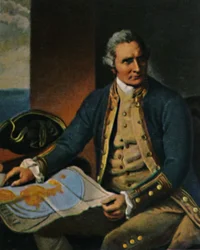 James Cook 1728-1779 - Stich nach dem Gemälde von Dance, 1934