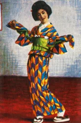 Japanische Geisha-Tänzerin, ca. 1928