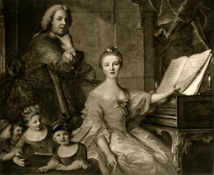 Jean-Marc Nattier und seine Familie, 1730-1762