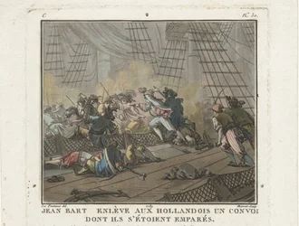 Jean Bart in der Schlacht von Texel am 29. Juni 1694, 1789