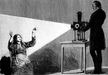 Jean Martin Charcot demonstriert Hypnose, 1879