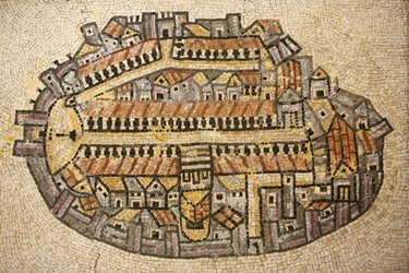 Mosaik des Tempels von Jerusalem, Israel