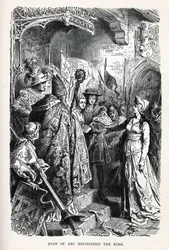 Johanna von Orléans erkennt den König, 1882