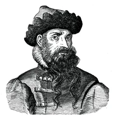 Johannes Gutenberg, deutscher Metallarbeiter und Erfinder, 16. Jahrhundert, 1870