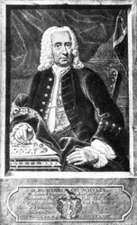 Johann Heinrich Schulze, deutscher Vorläufer der Fotografie, um 1710
