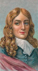 John Milton 1608-1674, englischer Dichter, 1924