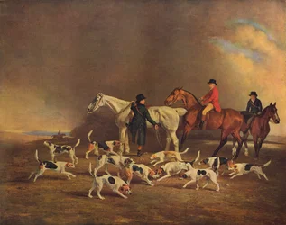 John Powlett und seine Hunde, ca. 18. bis 19. Jahrhundert, 1929
