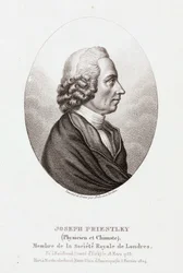 Joseph Priestley, englisch-amerikanischer Theologe und Chemiker, ca. 1780
