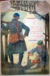 Journée du Poilu 25 et 26 Décembre 1915, französisches Plakat des Ersten Weltkriegs, 1915