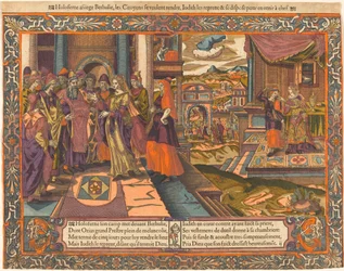 Judith geht ins Lager von Holofernes, ca. 1575