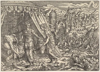 Judith und Holofernes, aus der Bibel, Frankfurt, 1564