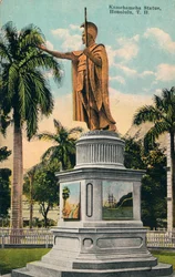 Kamehameha-Statue, Honolulu, Hawaii, ca. 1920