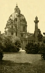 Karlskirche, Wien, Österreich, um 1935