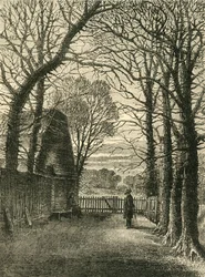 Keats Sitz, Old Well Walk, ca. 1818