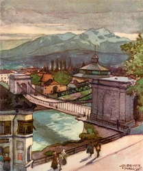 Kettenbrücke, ca. 1929