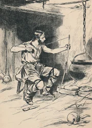 König Alfred vergisst die Kuchen