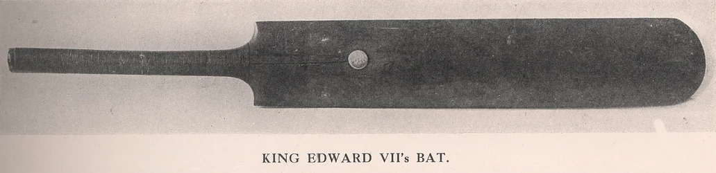 Kricket-Schläger von König Edward VII, 1912