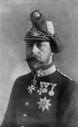König Georg der Fünfte in österreichischer Uniform, 1910