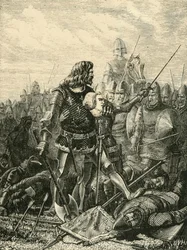 König Johann bei Poitiers, 1356, 1890