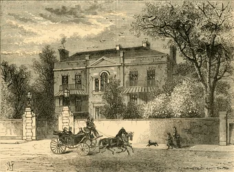 Kingston House, Knightsbridge, ca. 1876