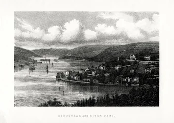 Kingswear und der Fluss Dart, Süd-Devon, 1896