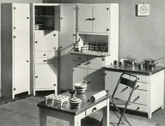 Küchenmöbel von Heals, London, 1937