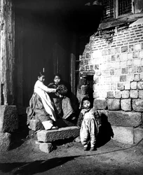 Koreanische Kinder, Korea, 1900