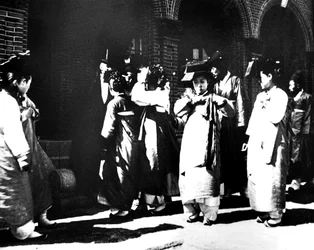Koreanische Mädchen, 1900